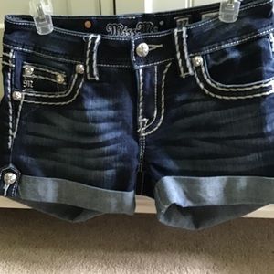 Miss me denim shorts size 27